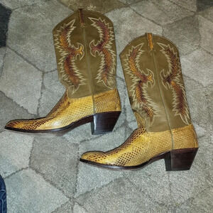 Dan Post exotic boots Sz 9A